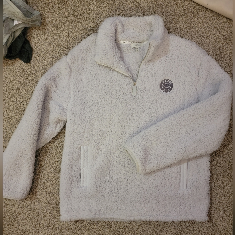 Ivory Ella sherpa pullover